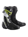 BOTAS ALPINESTARS SUPERTECH-R NEGRO / AMARILLO FLUOR / BLANCO