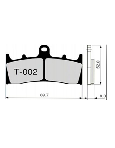 Pastillas de freno ZCOO T002 EXC (ENDURANCE)