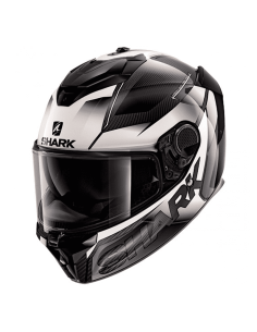 CASCO SHARK SPARTAN GT CARBON SHESTTER CARBONO / BLANCO / BLANCO