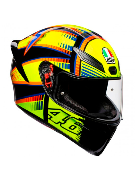 HELM AGV K-1 ROSSI SOLELUNA 2015