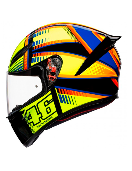 HELM AGV K-1 ROSSI SOLELUNA 2015