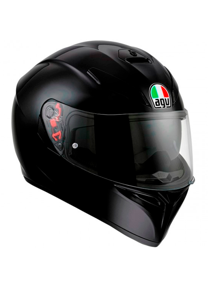 HELM AGV K-3 SV PINLOCK MAXVISION SCHWARZ GLÄNZEND