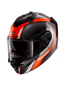CASCO SHARK SPARTAN GT CARBON TRACKER CARBONO / ANTRACITA / BLANCO