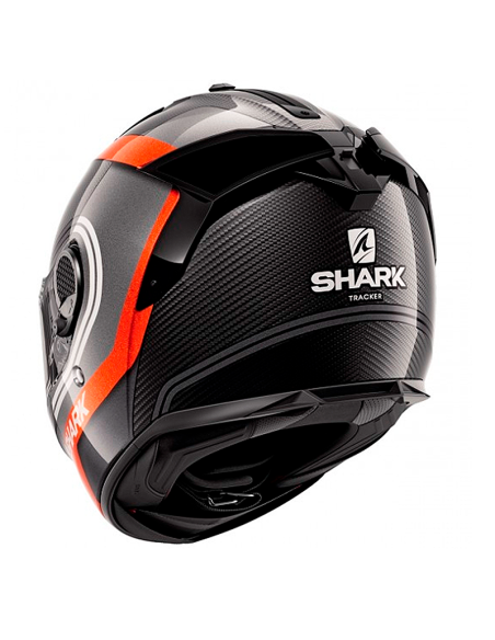 CASCO SHARK SPARTAN GT CARBON TRACKER CARBONO / ANTRACITA / BLANCO