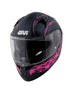 CASCO GIVI 50.6 STOCCARDA MENDHI MATE NEGRO / ROSA