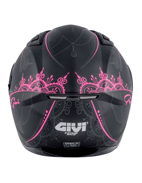 HELM GIVI 50.6 STOCCARDA MENDHI MATT SCHWARZ / ROSA