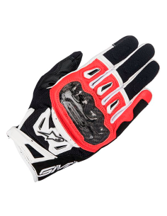 GUANTES ALPINESTARS SMX-2 AIR CARBON V2 NEGRO / ROJO / BLANCO