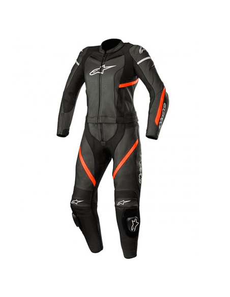 MONO ALPINESTARS STELLA KIRA SEÑORA NEGRO / ROJO FLUO