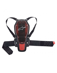 SCHUTZ ALPINESTARS NUKLEON KR-1 ZELLE TRANSPARENTE RAUCH / ROT / SCHWARZ
