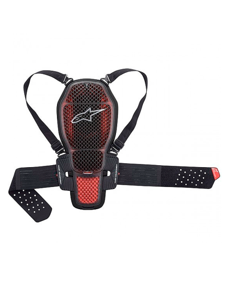 SCHUTZ ALPINESTARS NUKLEON KR-1 ZELLE TRANSPARENTE RAUCH / ROT / SCHWARZ