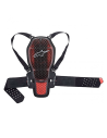 SCHUTZ ALPINESTARS NUKLEON KR-1 ZELLE TRANSPARENTE RAUCH / ROT / SCHWARZ