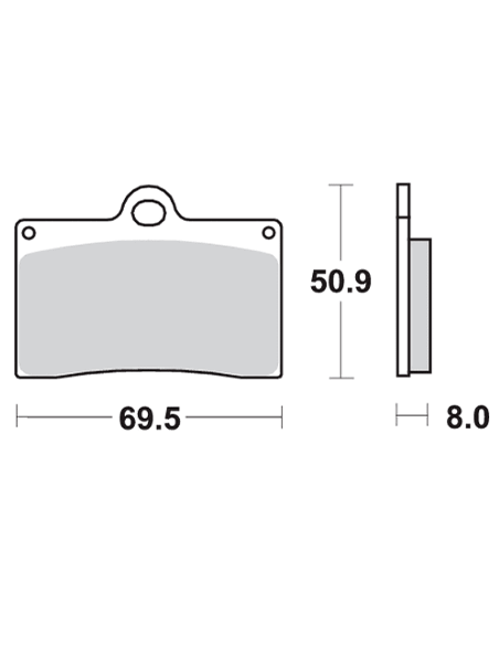 Pastilla de freno SBS P566-DC