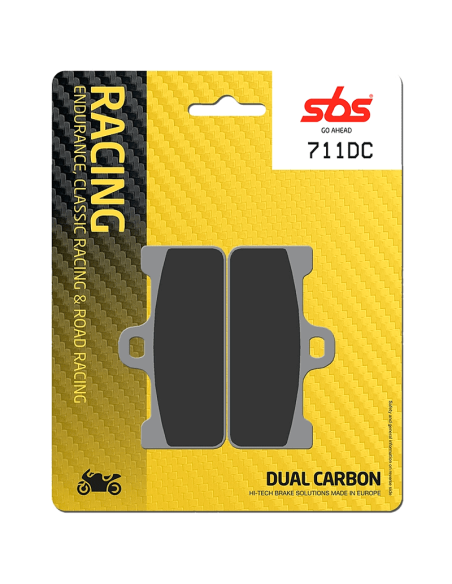 Pastillas de freno SBS P711-DC DUAL CARBON