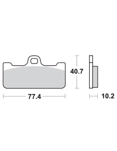 Pastillas de freno SBS P711-DC DUAL CARBON 2
